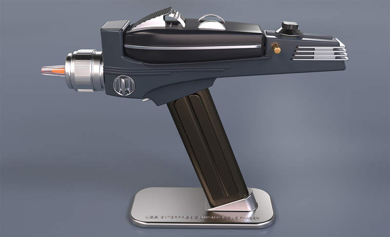Illustration for article titled A Star Trek Phaser TV Remote Is Perfect For Fast Forwarding Enterprise